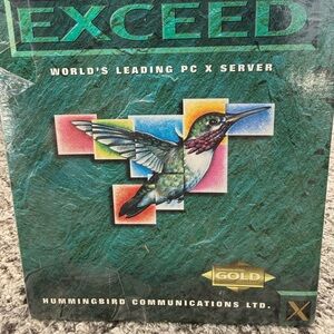 Hummingbird Exceed PC X Server - Green and Gold